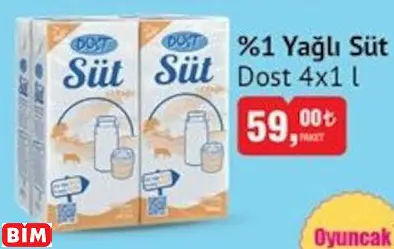 DOST %1 YAĞLI SÜT DOST %1 YAĞLI SÜT